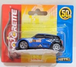 Kabaya Majorette Miniature Car H Th Years Mini Cooper Wrc Blue