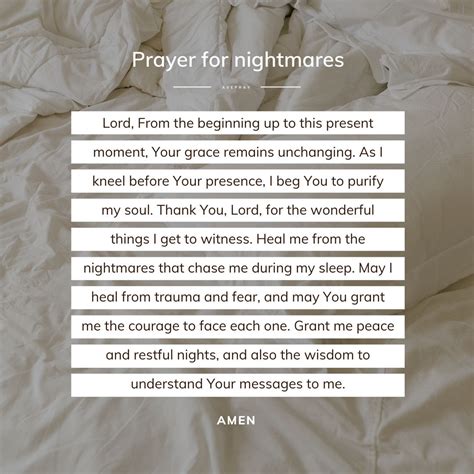 A Soothing Prayer For Nightmares AvePray