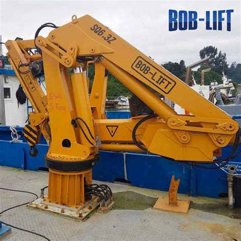 Bob Lift Ton Marien Knuckle Ship Hydraulic Crane For Sea Manufacture