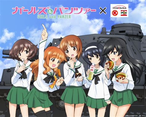 Girls Und Panzer Yukari Akiyama Mako Reizei Hana Isuzu Miho