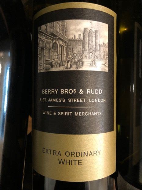 2018 Berry Bros And Rudd Extra Ordinary White France Bordeaux Graves