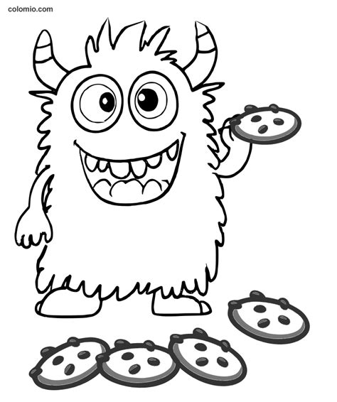 Monster coloring pages » Free & Printable » Monsters coloring sheets