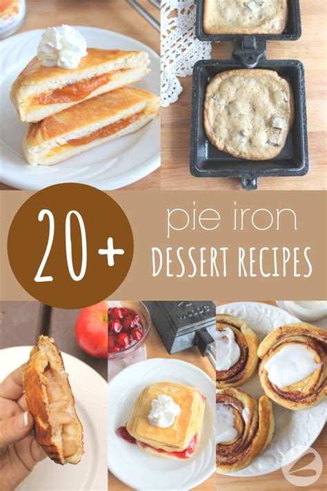 20 Pie Iron Dessert Recipes Campfire Desserts Pie Iron Cooking Pie