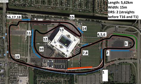 Hard Rock Stadium Miami Map