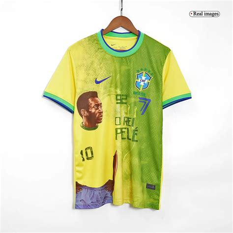 Camiseta Pel Brazil Primera Equipaci N Conmemorativa Local Hombre