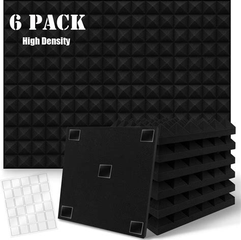 Amazon Siless 24 Pack Acoustic Panels 1 X 12 X 12 Inches