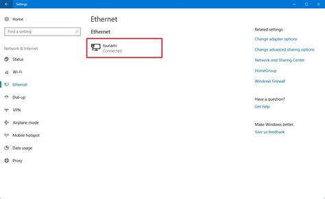 How to set an Ethernet connection as metered on the Windows 10 Creators Update | Windows Central