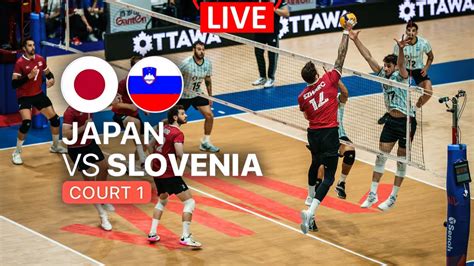 Live Japan Vs Slovenia Volleyball Nations League Semifinals Youtube