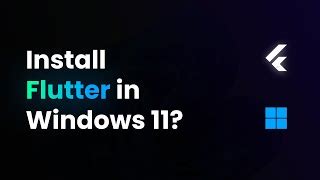 How To Install Flutter In Windows Doovi