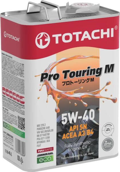 Vásárlás: Totachi Pro Touring M 5W-40 4 l Motorolaj árak ...