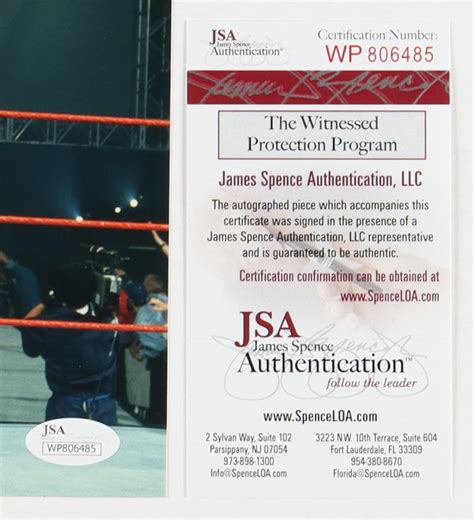 Big Van Vader Signed Wwe X Photo Jsa Pristine Auction