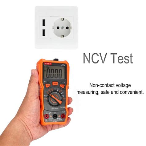 NJTY T21D NCV Digital Multimeter 6000 Counts Auto Grandado