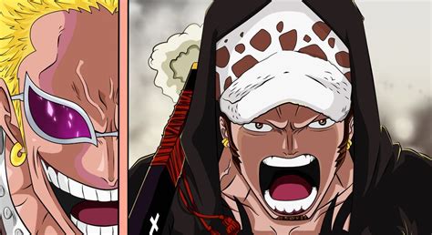 One Piece 713 - Doflamingo vs Law by solenoo on deviantART | One piece chapter, One piece manga ...