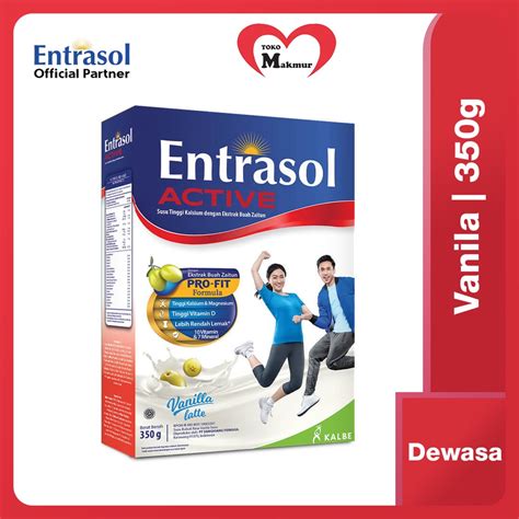 Jual Entrasol Active Vanila Coklat Dan Moka Gram Toko Makmur