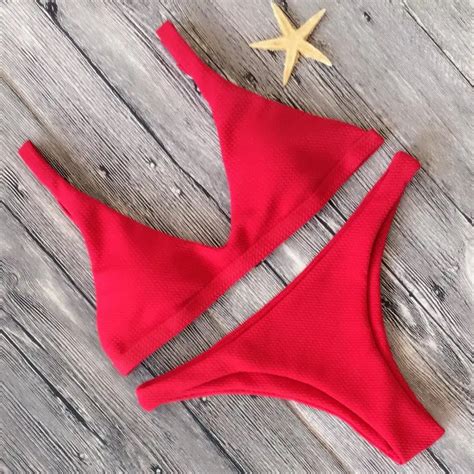 New Women Push Up Padded Bra Bandage Bikini Set Swimsuit Swimwear