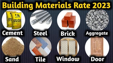 Rate Of Building Material In 2023 Construction Material Rates