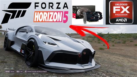 ATUALIZAÇÃO do FORZA HORIZON 5 na RX 550 4GB Vram FX 6300 3 5GHz e