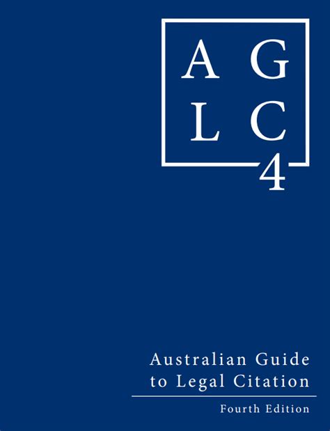 Introduction Referencing Style Aglc Library Guides At University