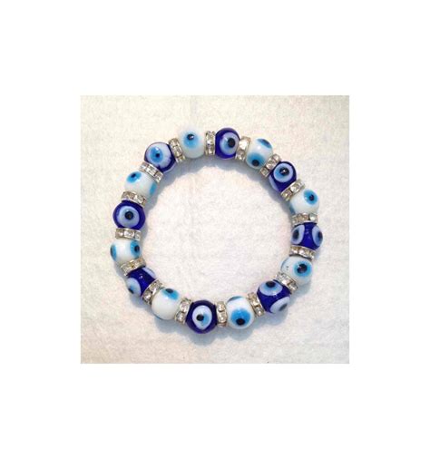 Pulsera Mujer Ojo Turco Cristal