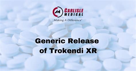 Generic Release Of Trokendi XR Is Now Available