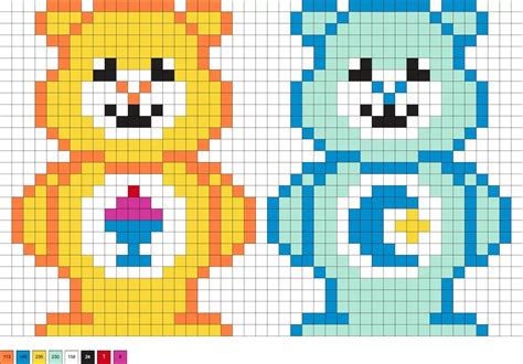 Care Bear Bedtime Bear Pixel Art Artofit