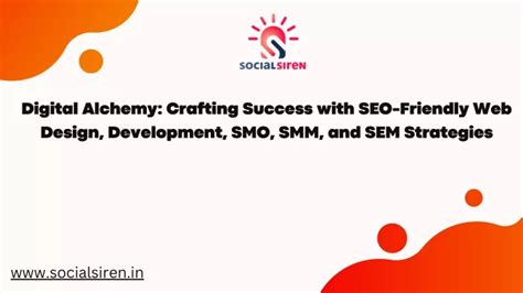 Ppt Digital Alchemy Crafting Success With Seo Friendly Web Design