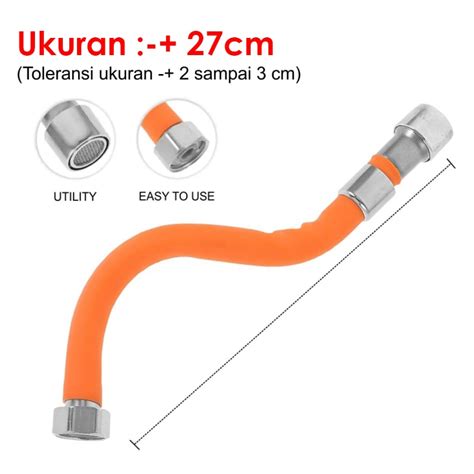 Selang Air Sambungan Kran Air Flexible Putar Derajat Universal