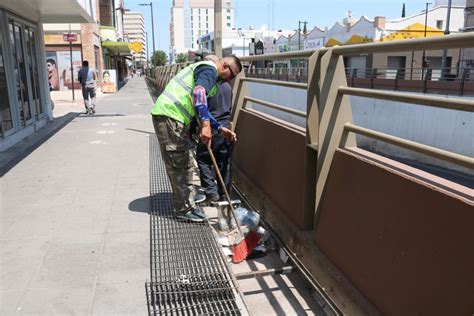 Realiza Gobierno Municipal Limpieza De Rejillas En Centro Hist Rico