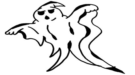 How To Draw Ghost Very Easy Step By Step Youtube