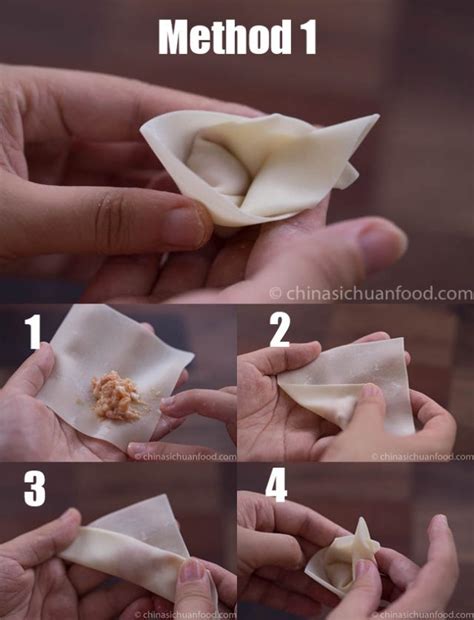 How To Fold Wontons My Favorite 6 Ways China Sichuan Food