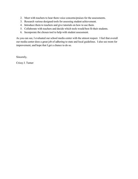 Rubric letter to principal | DOCX
