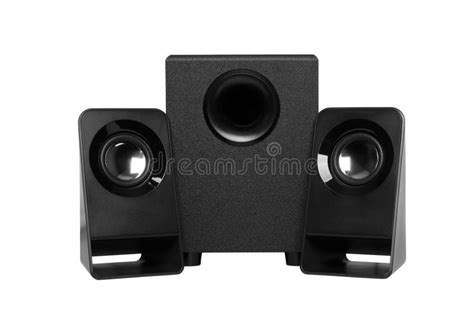 Computer Speakers with Subwoofer Stock Photo - Image of desktop, subwoofer: 84472738