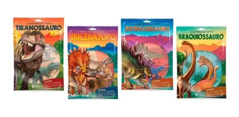 Dinossauros Incr Veis Kit Livros Dinos E Adesivos