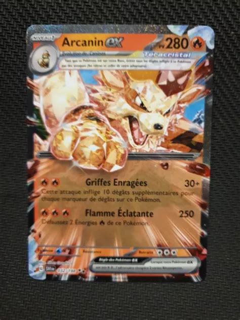 CARTE POKEMON ARCANIN 032 198 EX EV1 Ecarlate Et Violet SV1 FR NEUF EUR