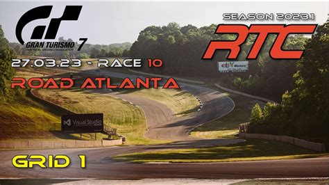 Live Rtc Series Season Grid Race Road Atlanta Usa