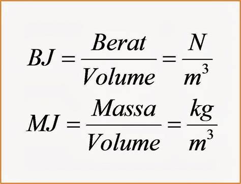 Rumus Massa Jenis Dan Cara Menghitungnya Metropro Metopro