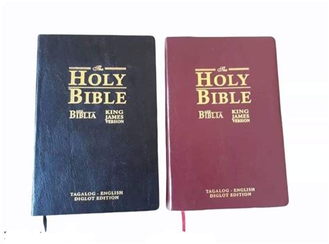 Diglot Bible Tagalog English In 1 Book Lazada PH