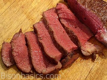 Bison Basics Pan Fried And Oven Roasted Bison Tenderloin Steak Recipe