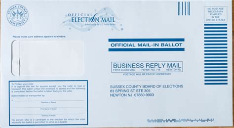 What A Mail In Ballot Looks Like