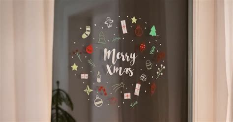 Christmas window design with chalk markers | STAEDTLER