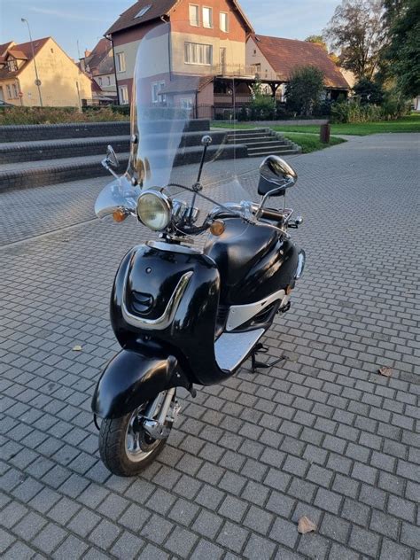 Skuter Retro 50 4t Chromy Niski przebieg POLECAM Międzyrzecz OLX pl