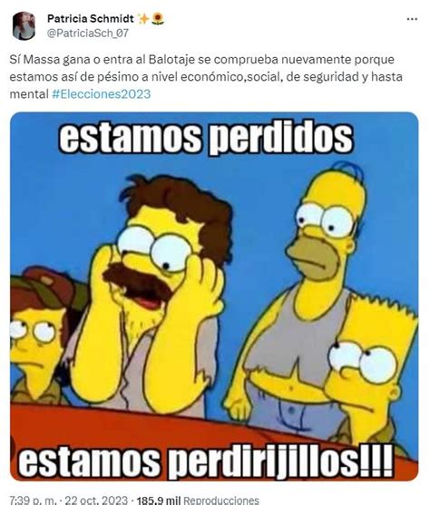 De Javier Milei A Sergio Massa Los Mejores Memes Por La Segunda Vuelta