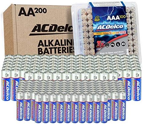 Amazon ACDelco AA And AAA 300 Count Combo Pack Super Alkaline