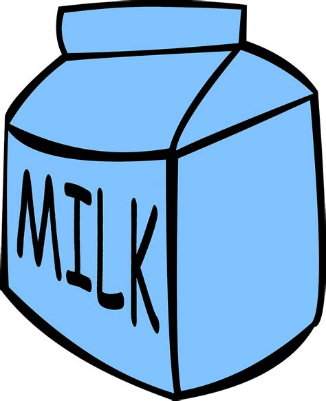 Milkcartonbluecalciumpackaging Free Image From