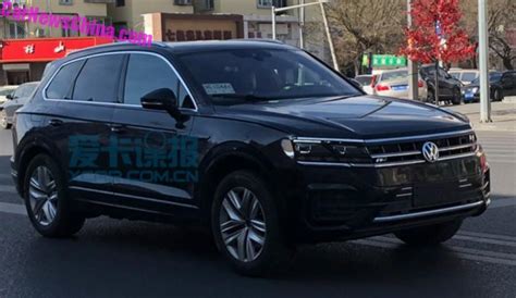 Spy Shots 2019 Volkswagen Touareg Is Naked In China