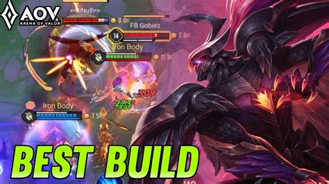 AOV OMEN GAMEPLAY BEST BUILD ARENA OF VALOR YouTube