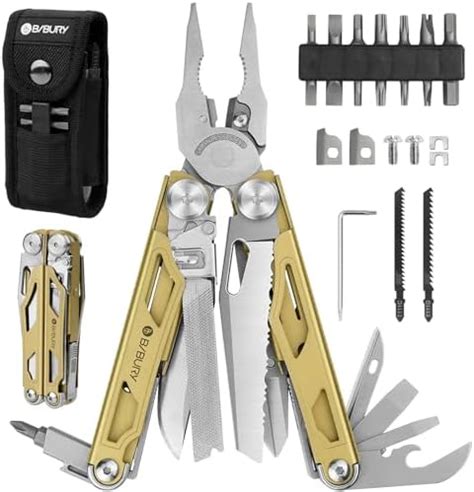 Gifts For Dad Bibury Multitool Pliers Pro With Replaceable Wire