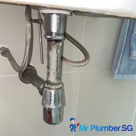 Basin Pipe Replacement Plumber Singapore Condo Serangoon Mr Plumber Singapore 1