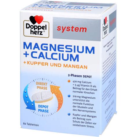 Doppelherz Magnesium Calcium Kupfer U Manga System St