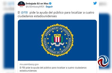 Ofrece El Fbi Recompensa Por Cuatro J Venes Estadounidenses